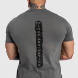 Pánske fitness tričko Iron Aesthetics Force, sivé · záber 4
