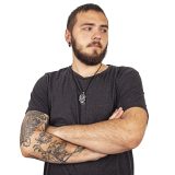 Kožená šnúrka na krk W-TEC Mearyll 2mm čierna · záber 2