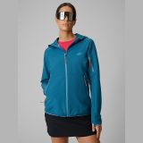 Softshell bunda vetruodolná dámska - tyrkysová · záber 1