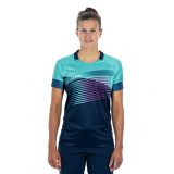 Cube Teamline Round Neck Jersey W - Veľkosť: S | Farba: Modrá · záber 2