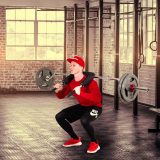 Olympijský hriadeľ na drepy inSPORTline Barsap 220cm/50mm • 22,5kg • do 317 kg • bez objímok · záber 2