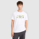 T-shirt regular s potlačou pánsky 4F x Robert Lewandowski - biely · záber 1