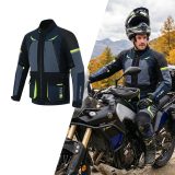 W-TEC Modock bunda čierno-modro-fluo žltá - M · záber 2