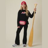 Loose longsleeve s potlačou dievčenský - čierny · záber 1