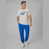 T-shirt regular s potlačou pánsky - béžový · záber 4