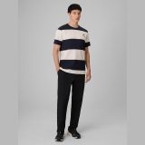 T-shirt regular s potlačou pánsky - tmavomodrý · záber 2