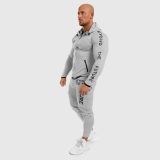 Pánska športová SlimFit súprava Iron Aesthetics Beyond the Future, sivá · záber 2