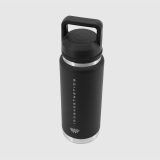 Nerezová fľaša Iron Aesthetics TwinCap 800 ml, čierna · záber 4