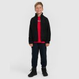 Chlapčenský regular fleece so stojačikom - čierny · záber 2