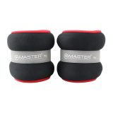 Kondičná záťaž na zápästie a nohy MASTER 2 x 1 kg - neopren · záber 1