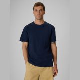 Pánske hladké tričko regular - tmavomodré · záber 1