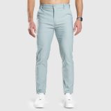Strečové nohavice Iron Aesthetics Classy, zelené · záber 4