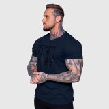 Pánske tričko Iron Aesthetics Slash, navy · záber 5