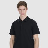 Pánske regular polo tričko - čierne · záber 5
