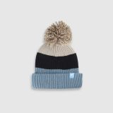 Detská zimná čiapka s brmbolcom - multicolor · záber 1