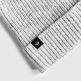 Klasická pletená čiapka Iron Aesthetics Snug, sivá · záber 5
