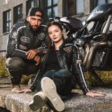Dámska kožená moto bunda W-TEC Sheawen Lady Black - Veľkosť: M · záber 5