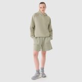 Unisex teplákové šortky - olivové · záber 2
