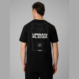 T-shirt relaxed s potlačou pánsky - čierny · záber 8