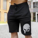 Pánske teplákové kraťasy Iron Aesthetics Skull, black · záber 1