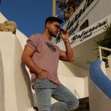 Pánske športové tričko Iron Aesthetics Break, staroružové · záber 3