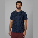 T-shirt regular s potlačou pánsky - tmavomodrý · záber 11