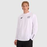 Pánsky regular longsleeve 4F x Bartosz Zmarzlik - biely · záber 2