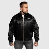 Bomber bunda Iron Aesthetics Maverick, čierna · záber 2