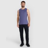 Tréningový rýchloschnúci pánsky tank top - modrý · záber 2
