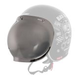 Prídavné plexi k prilbe W-TEC Kustom a V541 - Farba: Zrkadlovo Dýmové · záber 1