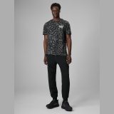 T-shirt regular s potlačou pánsky - čierny · záber 2