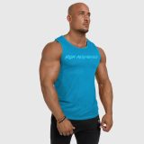 Pánske funkčné tielko Iron Aesthetics Sporty, aqua modré · záber 2
