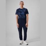 T-shirt regular s potlačou pánsky - tmavomodrý · záber 2