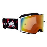 RedBull Spect Torp, čierno/biele matné, červené zrkadlové plexi · záber 1
