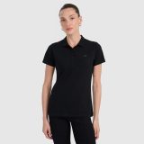 Dámske slim polo tričko - čierne · záber 3