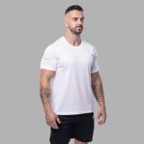 Pánske športové tričko Iron Aesthetics Training, biele · záber 3