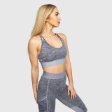 Športová podprsenka Iron Aesthetics Grande, sivá · záber 4
