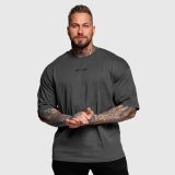 Oversize tričko Iron Aesthetics Major, sivé · záber 2
