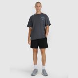 T-shirt oversize s potlačou pánsky - sivý · záber 2
