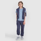 T-shirt regular hladký dievčenský - modrý · záber 2