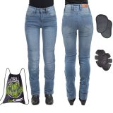 Dámske moto jeansy W-TEC Lustipa - Veľkosť: 3XL · záber 1