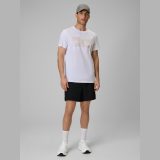 T-shirt regular s potlačou pánsky - biely · záber 6