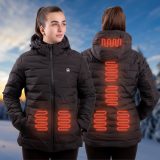 Dámska vyhrievaná bunda W-TEC HEATborg Lady - Veľkosť: XXL | Farba: Čierna · záber 1