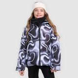 Dievčenská lyžiarska bunda membrána 5000 - multicolor · záber 3