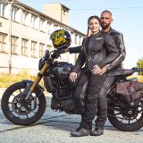 Moto prilba W-TEC Café Racer - Veľkosť: 59-60, L | Farba: 3Ways Surf · záber 4