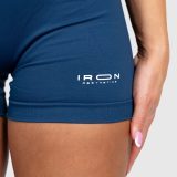 Športové kraťasy Iron Aesthetics Shape, modré midnight · záber 4