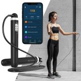 Inteligentné švihadlo inSPORTline Jumpsmart - Farba: Čierna · záber 1