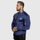 Športový top na zips Iron Aesthetics Unstoppable, modrý · záber 3