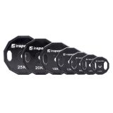 Sada 2x7ks pogumovaných kotúčov inSPORTline Ruberton 2x 1,25-25 kg 30 mm · záber 1