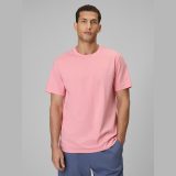 T-shirt regular jednofarebný pánsky - ružový · záber 1